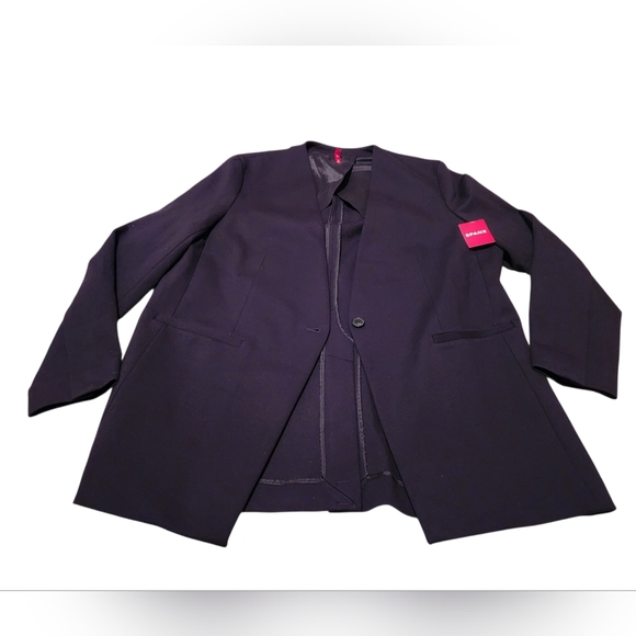 SPANX Jackets & Blazers - Women’s Large Spanx The Perfect Collarless Black Blazer
